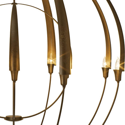 Hubbardton Forge Cirque 12 Light 48" Wide Taper Candle Style Chandelier