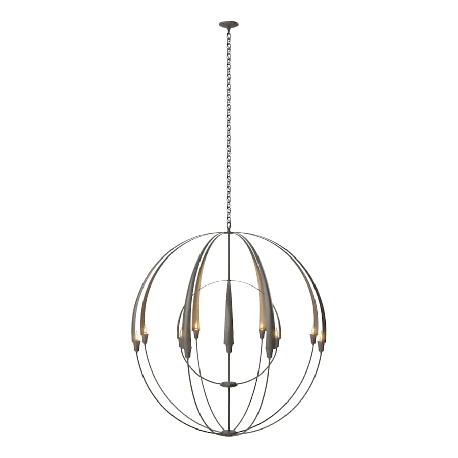 Hubbardton Forge Cirque 12 Light 48" Wide Taper Candle Style Chandelier