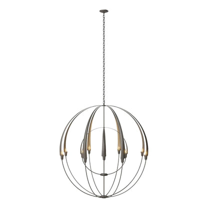 Hubbardton Forge Cirque 12 Light 48" Wide Taper Candle Style Chandelier