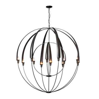 Hubbardton Forge Cirque 12 Light 48" Wide Taper Candle Style Chandelier