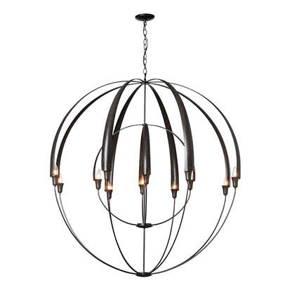 Hubbardton Forge Cirque 12 Light 48" Wide Taper Candle Style Chandelier
