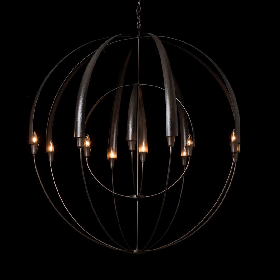 Hubbardton Forge Cirque 12 Light 48" Wide Taper Candle Style Chandelier