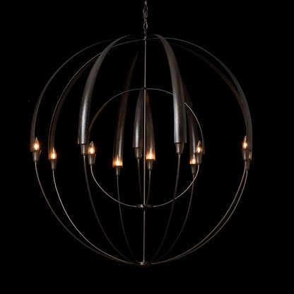 Hubbardton Forge Cirque 12 Light 48" Wide Taper Candle Style Chandelier