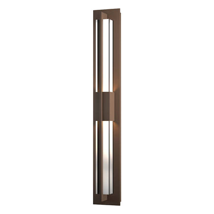 Hubbardton Forge Double Axis 38" Tall LED Outdoor Wall Sconce