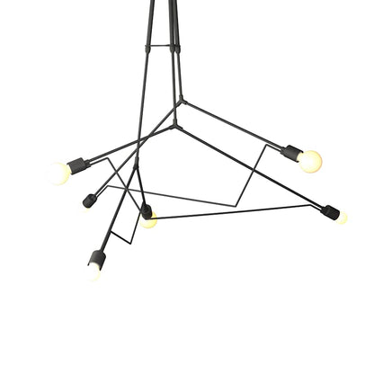 Hubbardton Forge Divergence 6 Light 55" Wide Outdoor Abstract Multi Light Pendant