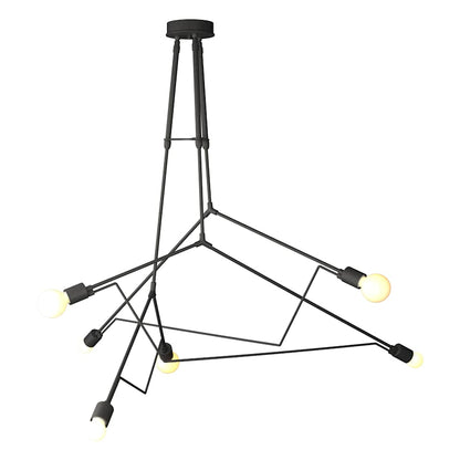 Hubbardton Forge Divergence 6 Light 55" Wide Outdoor Abstract Multi Light Pendant