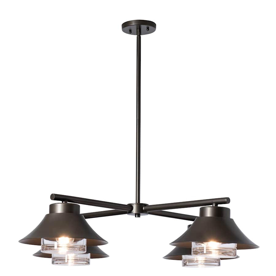 Hubbardton Forge Stowe 4 Light 39" Wide Outdoor Multi Light Pendant