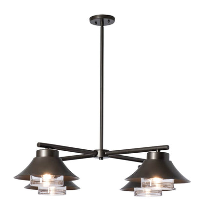 Hubbardton Forge Stowe 4 Light 39" Wide Outdoor Multi Light Pendant