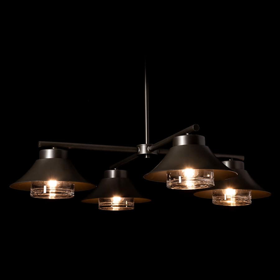 Hubbardton Forge Stowe 4 Light 39" Wide Outdoor Multi Light Pendant