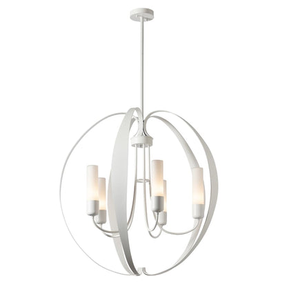 Hubbardton Forge Pomme 5 Light 30" Wide Outdoor Pillar Candle Pendant