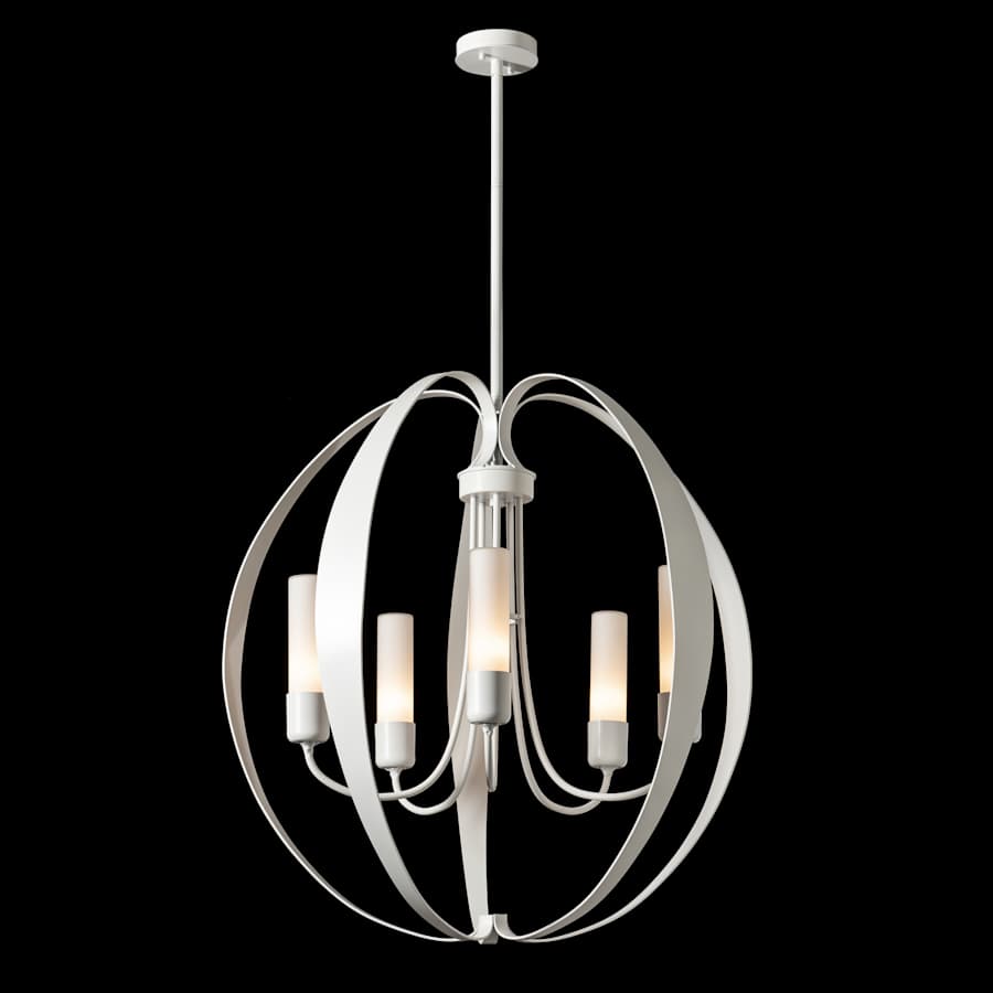 Hubbardton Forge Pomme 5 Light 30" Wide Outdoor Pillar Candle Pendant