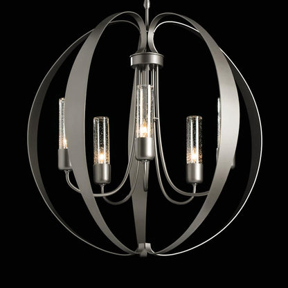 Hubbardton Forge Pomme 5 Light 30" Wide Outdoor Pillar Candle Pendant