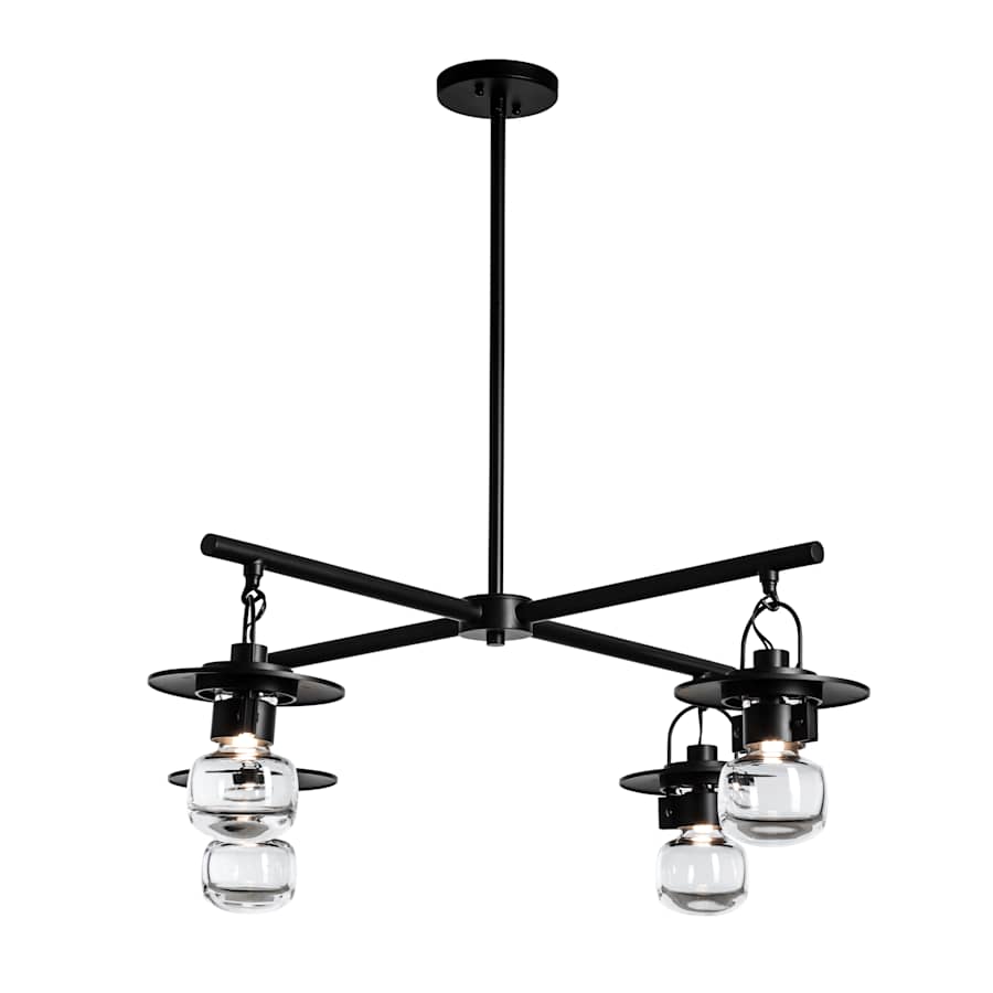 Hubbardton Forge Mason 4 Light 34" Wide Outdoor Chandelier