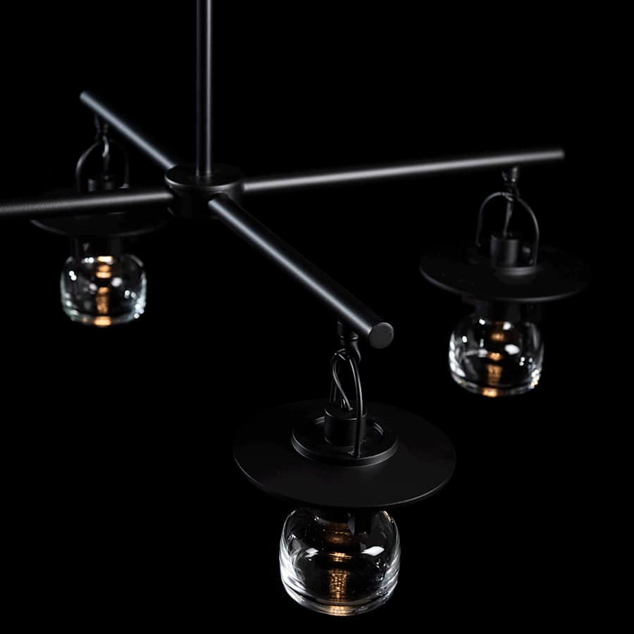 Hubbardton Forge Mason 4 Light 34" Wide Outdoor Chandelier