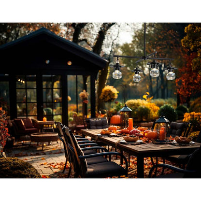 Hubbardton Forge Mason 4 Light 34" Wide Outdoor Chandelier