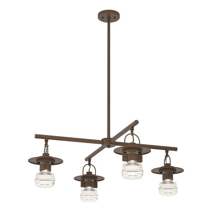 Hubbardton Forge Mason 4 Light 34" Wide Outdoor Pendant