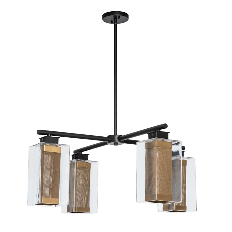 Hubbardton Forge Polaris 4 Light 32" Wide Outdoor Chandelier