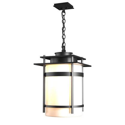 Hubbardton Forge Banded 14" Wide Semi-Flush Outdoor Pendant