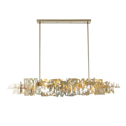 Hubbardton Forge Brutus 6 Light 63" Wide Linear Pendant