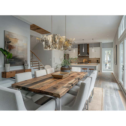Hubbardton Forge Brutus 6 Light 63" Wide Linear Pendant
