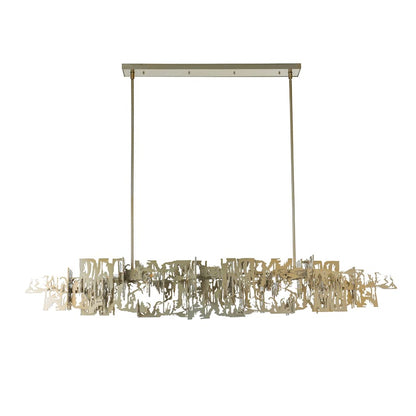 Hubbardton Forge Brutus 6 Light 63" Wide Linear Pendant