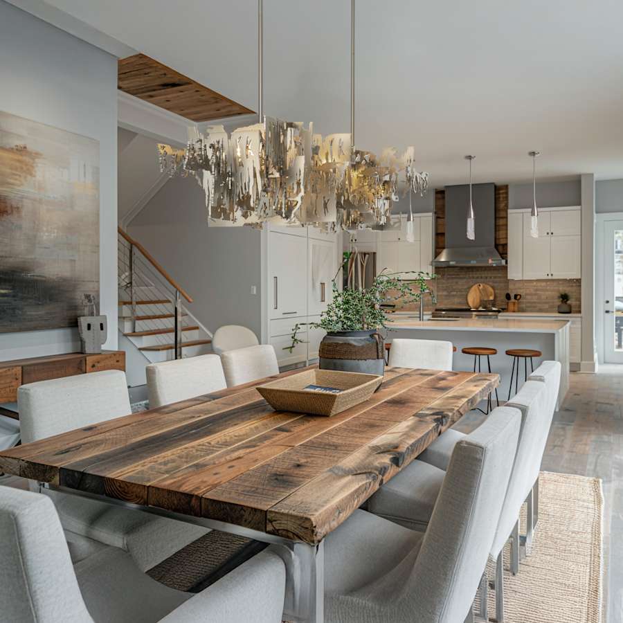 Hubbardton Forge Brutus 6 Light 63" Wide Linear Pendant