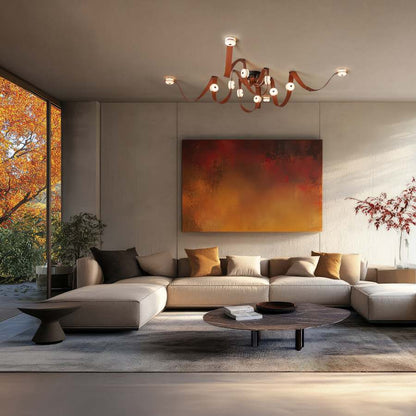 Hubbardton Forge SNAPS 34" Wide Linear Pendant