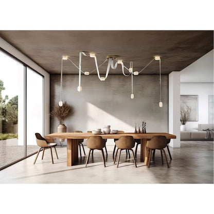 Hubbardton Forge SNAPS 34" Wide Linear Pendant