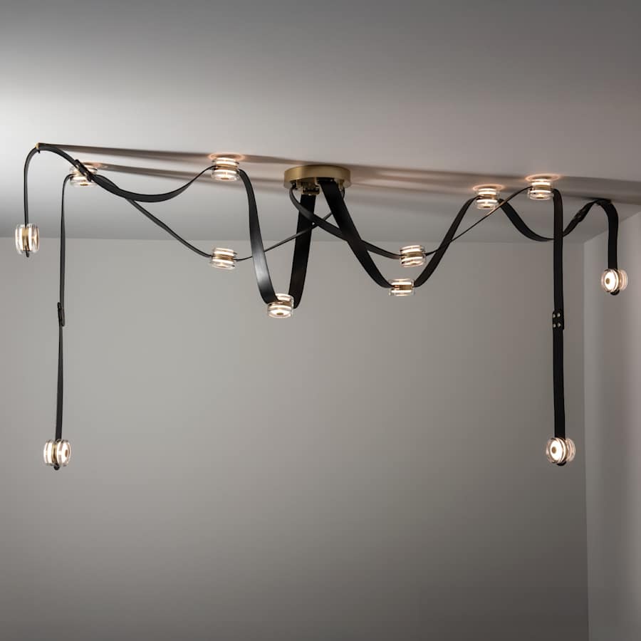 Hubbardton Forge SNAPS 34" Wide Linear Pendant