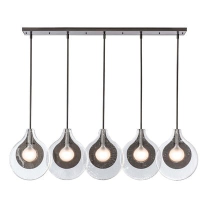 Hubbardton Forge Veneto 5 Light 54" Wide Linear Pendant