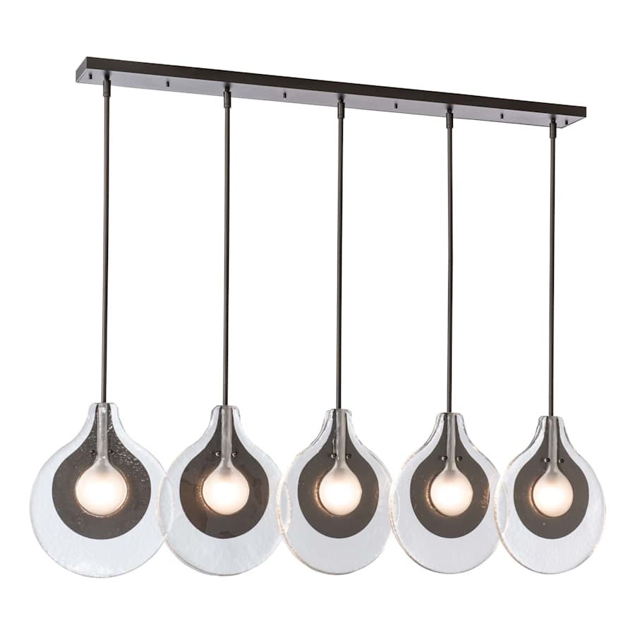 Hubbardton Forge Veneto 5 Light 54" Wide Linear Pendant
