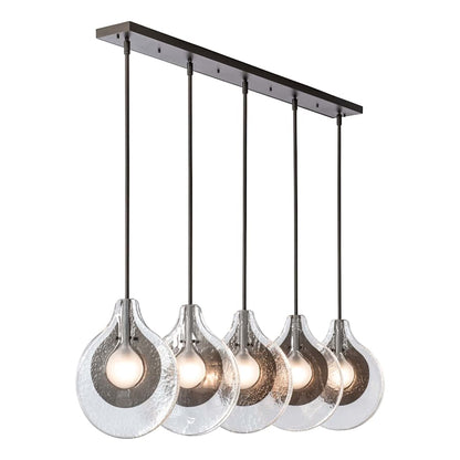 Hubbardton Forge Veneto 5 Light 54" Wide Linear Pendant