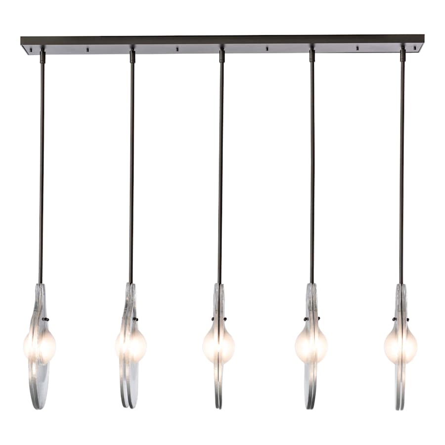 Hubbardton Forge Veneto 5 Light 54" Wide Linear Pendant