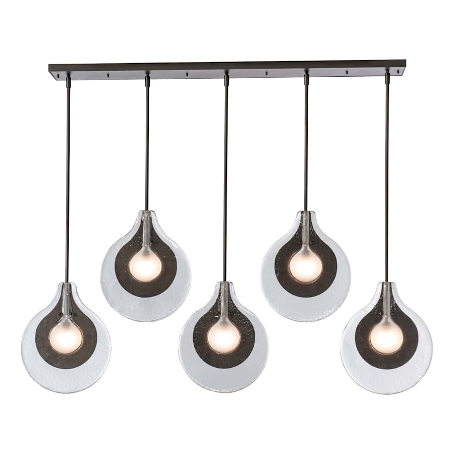 Hubbardton Forge Veneto 5 Light 54" Wide Linear Pendant