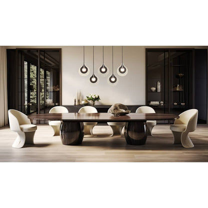 Hubbardton Forge Veneto 5 Light 54" Wide Linear Pendant