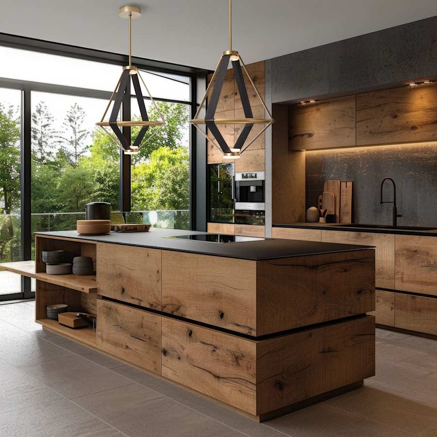 Hubbardton Forge Aspen 15" Wide Pendant