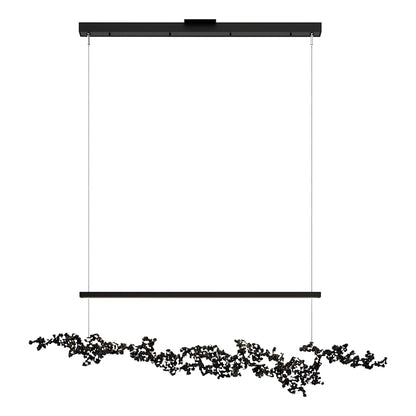 Hubbardton Forge Coral 56" Wide Abstract Linear Pendant