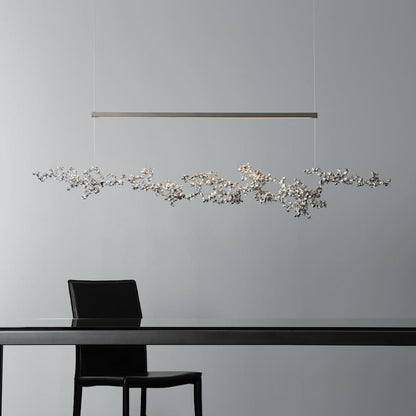 Hubbardton Forge Coral 56" Wide Abstract Linear Pendant