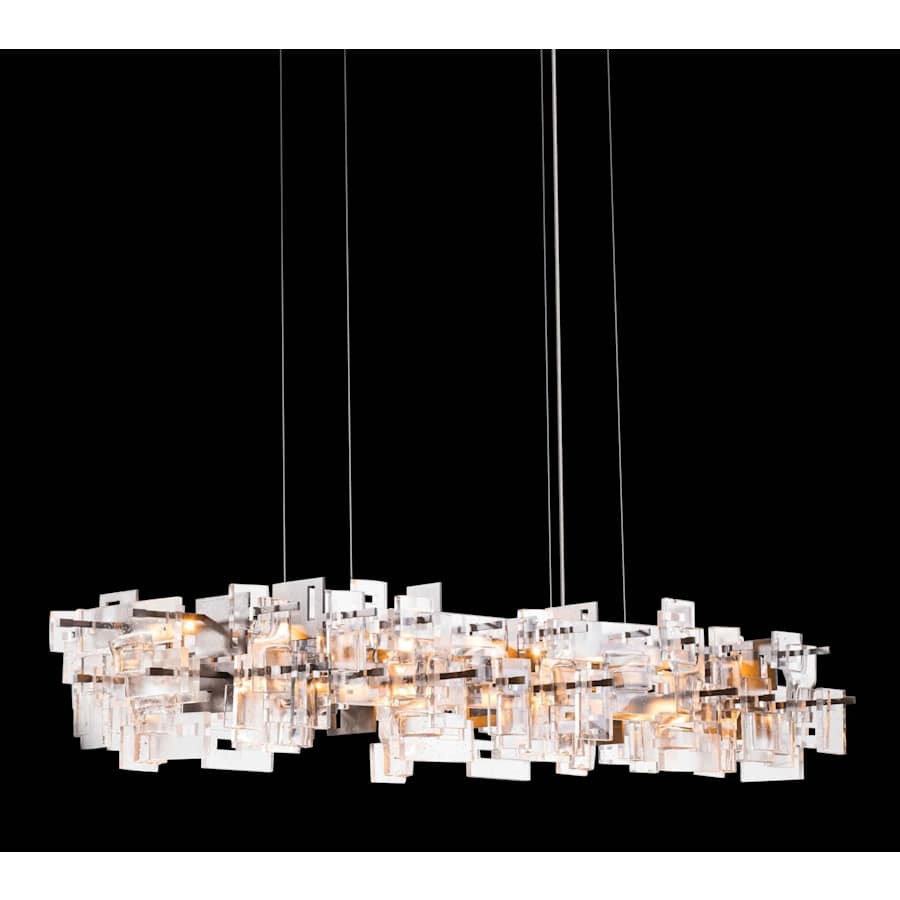 Hubbardton Forge Fusion 16 Light 76" Wide Linear Pendant