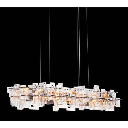 Hubbardton Forge Fusion 16 Light 76" Wide Linear Pendant