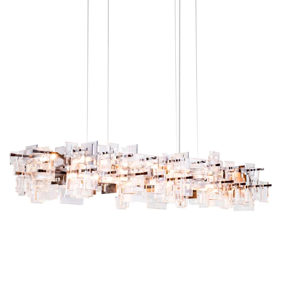 Hubbardton Forge Fusion 16 Light 76" Wide Linear Pendant
