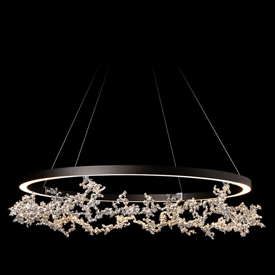 Hubbardton Forge Coral 41" Wide LED Abstract Pendant