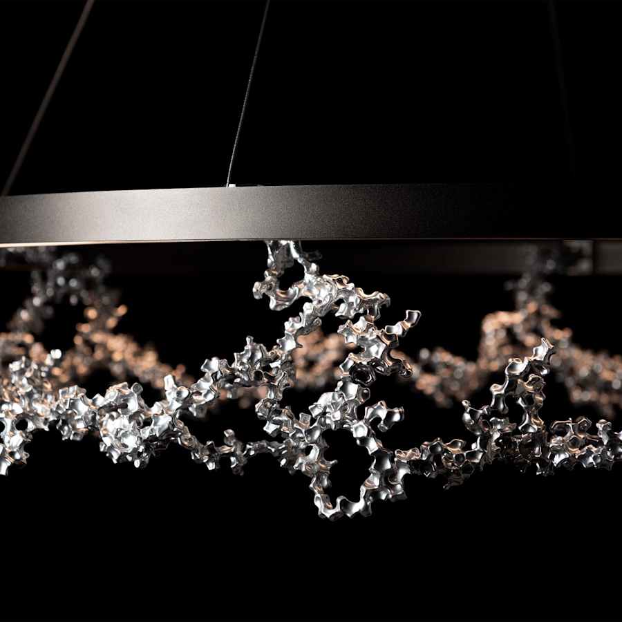 Hubbardton Forge Coral 41" Wide LED Abstract Pendant