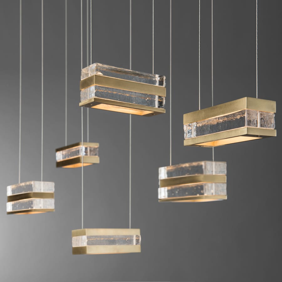 Hubbardton Forge Art Alchemy 34" Wide Linear Pendant