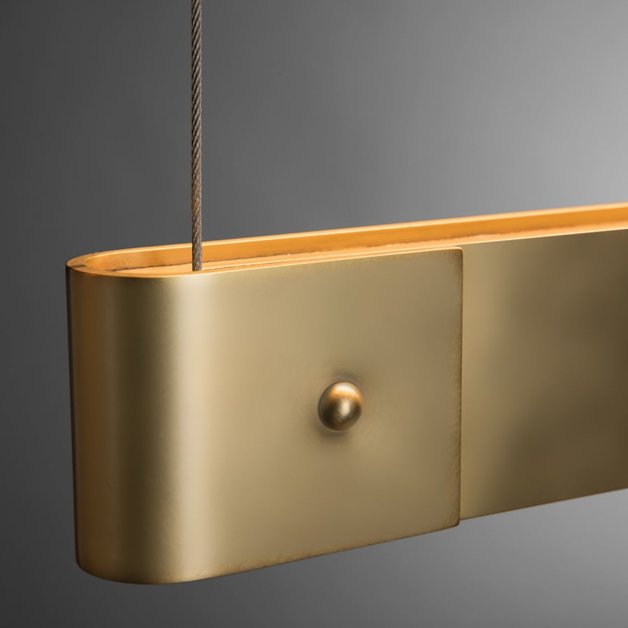 Hubbardton Forge Fold 2" Wide Suspension Linear Pendant