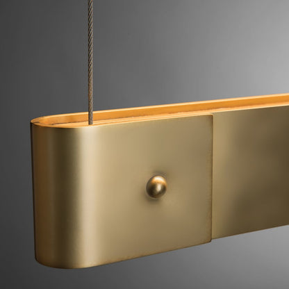 Hubbardton Forge Fold 2" Wide Suspension Linear Pendant