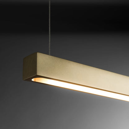 Hubbardton Forge Ingot 1" Wide Suspension Linear Pendant