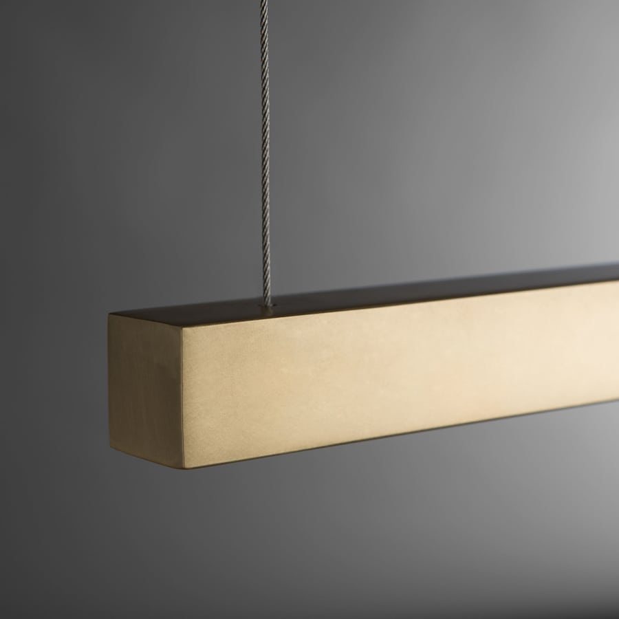 Hubbardton Forge Ingot 1" Wide Suspension Linear Pendant