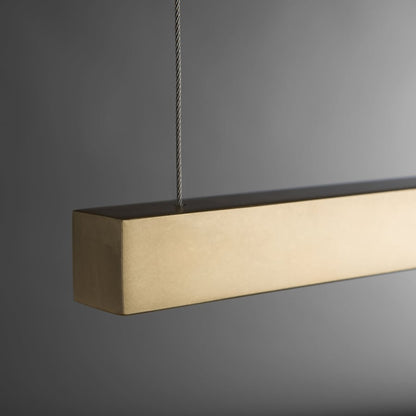Hubbardton Forge Ingot 1" Wide Suspension Linear Pendant