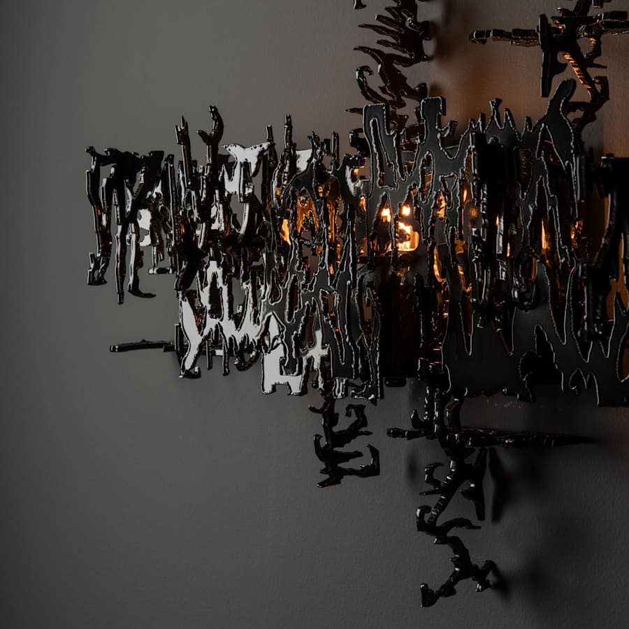 Hubbardton Forge Brutus 2 Light 17" Tall Wall Sconce